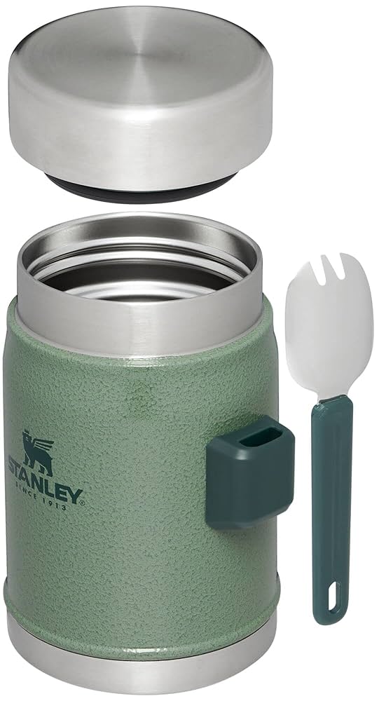 STANLEY Vacuum Food Jar 14oz ターコイズ Stanley Classic Food Jar and Spork 14 oz | Vacuum Insulated